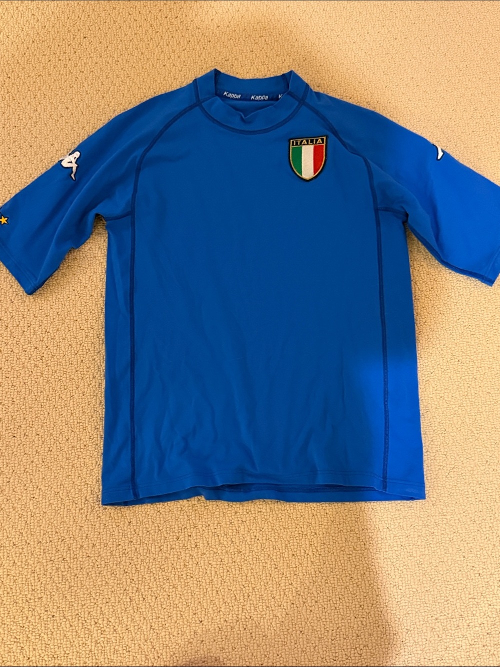 Kappa Italia Blue Short-Sleeve Training Jersey